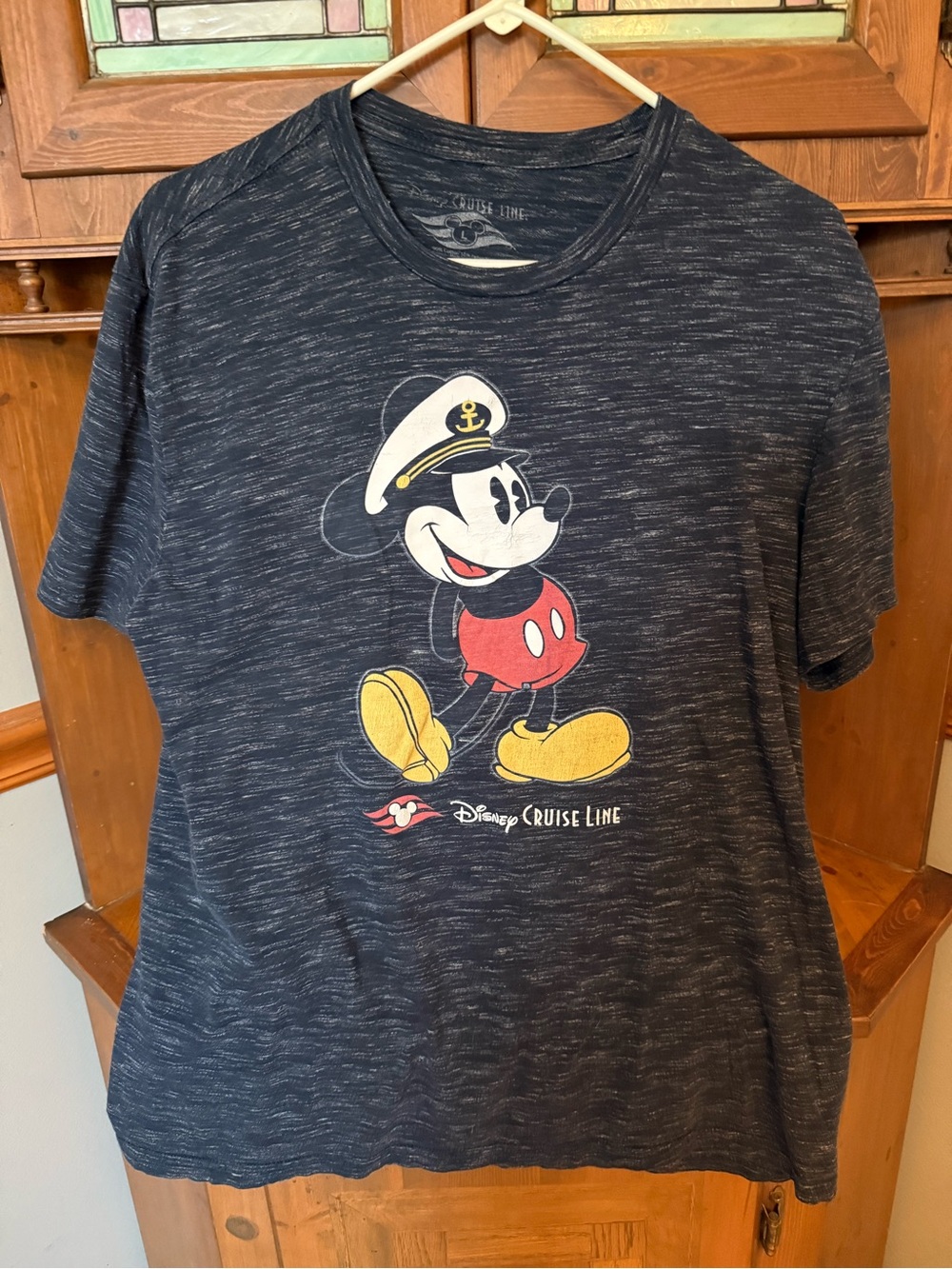 Disney Cruise Line Mickey Mouse Graphic Tee - Navy Heather L